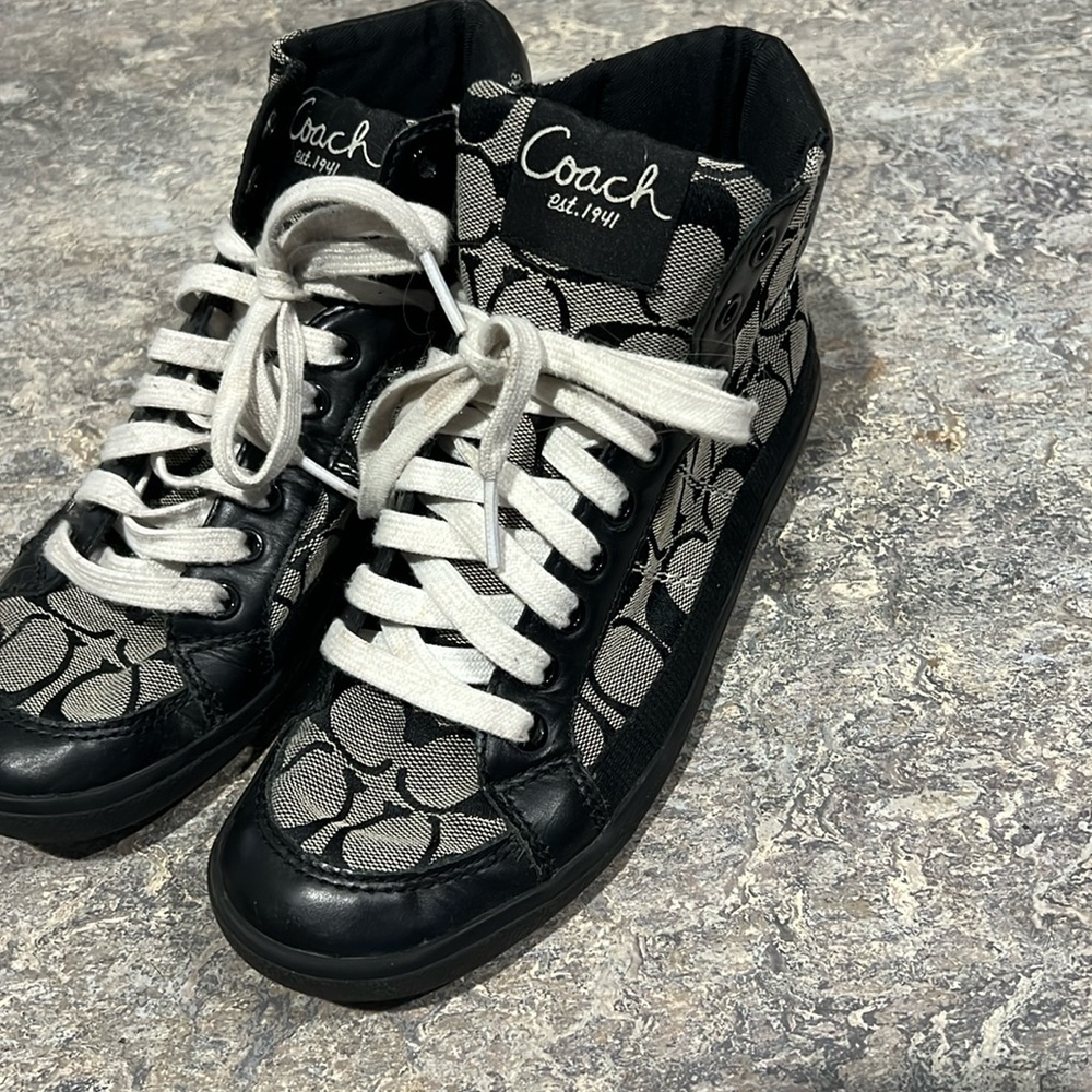 Coach high top sneakers